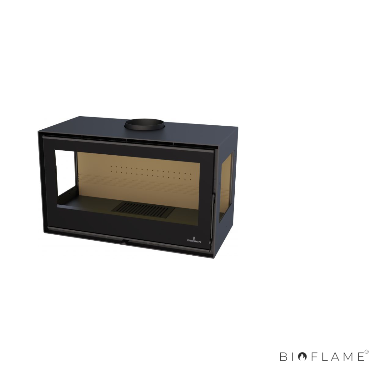 Salamandra a Lenha com Ventilação Bronpi Bimba 90 3C