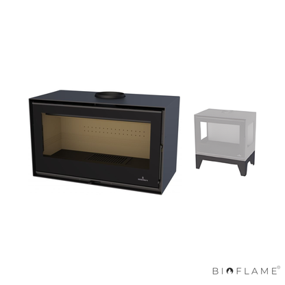 Salamandra a Lenha com Ventilação Bronpi Bimba 90
