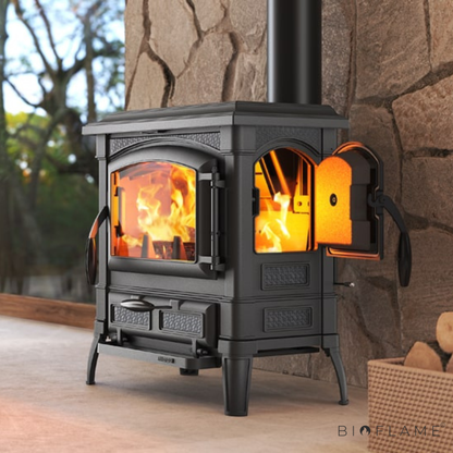 Salamandra a Lenha em Ferro Fundido Nordica Extraflame Isotta EVO