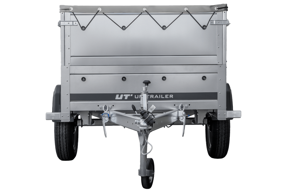 Reboque novo 200x106 com lona plana, extensões de taipais e roda jockey - Garden Trailer 200 KIPP