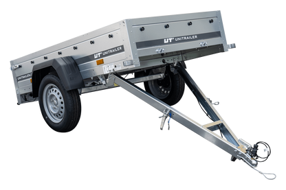 Reboque novo 200x106 com lona plana, extensões de taipais e roda jockey - Garden Trailer 200 KIPP