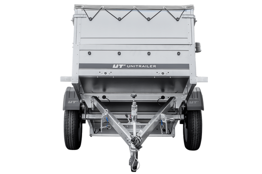 Reboque novo 200x106 com lona plana, extensões de taipais e roda jockey - Garden Trailer 200 KIPP