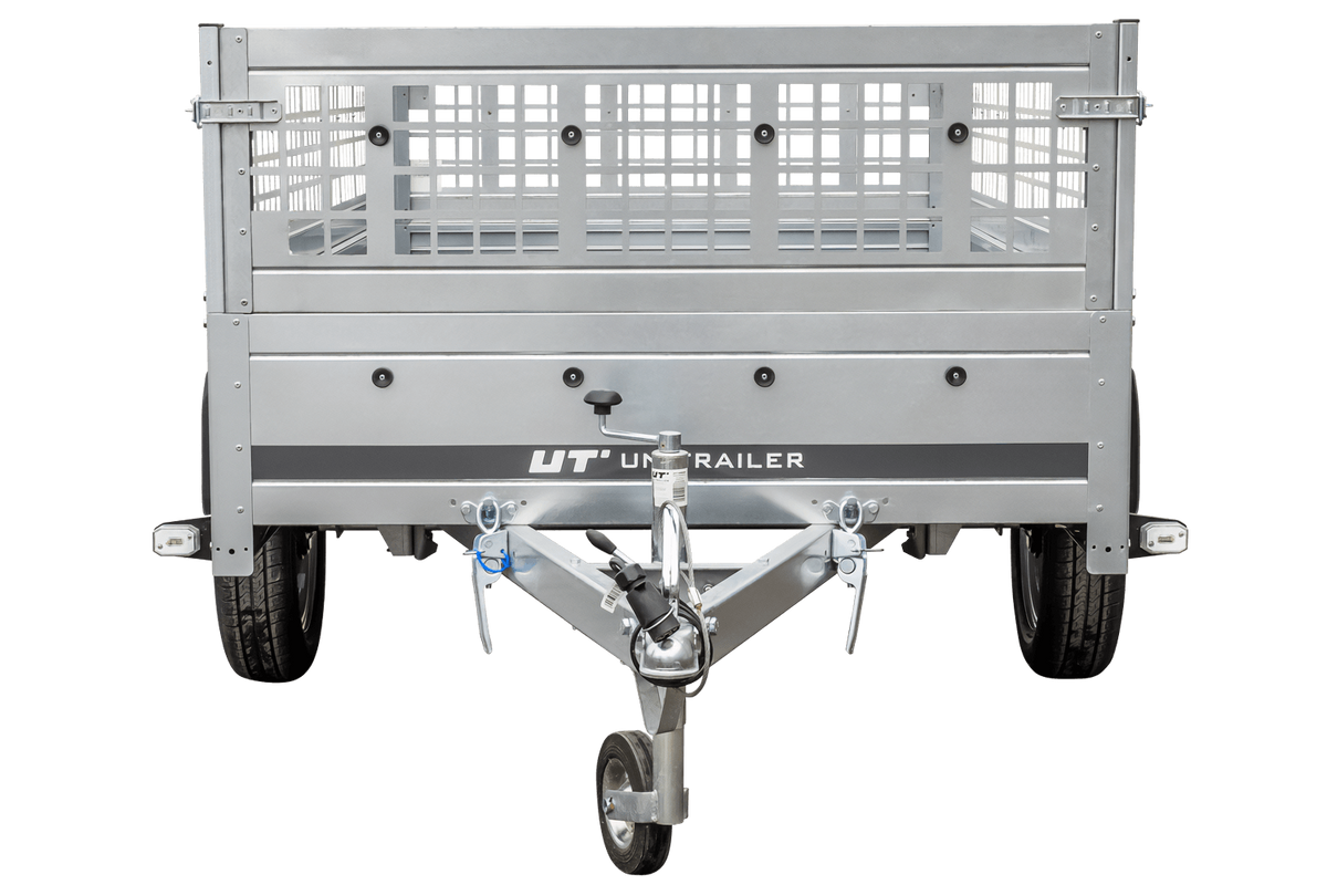 Unitrailer GARDEN TRAILER 230 KIPP (NOVO) reboque automóvel com roda de apoio e taipais de rede