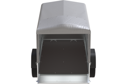 Reboque 750 kg 200 x 125 com lona alta e arco Garden Trailer 201 KIPP